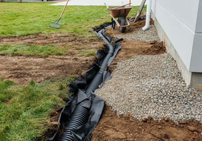 Completed Drainage System